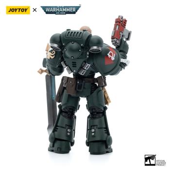 Warhammer 40k Actionfigur 1/18 Black Templars Sword Brethren Brother Lombast 12 cm
